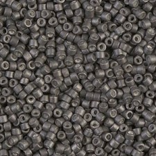 Miyuki delica Beads 11/0 - Galvanized matted graphite DB-1175